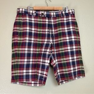 BROOKS BROTHERS Mens Bermuda Shorts Multicolor Plaid W36